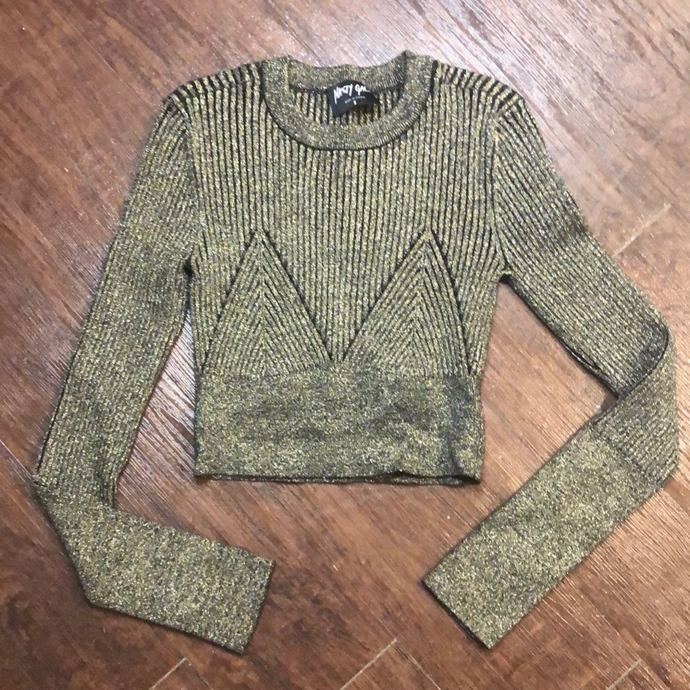 Black and Gold Sweater